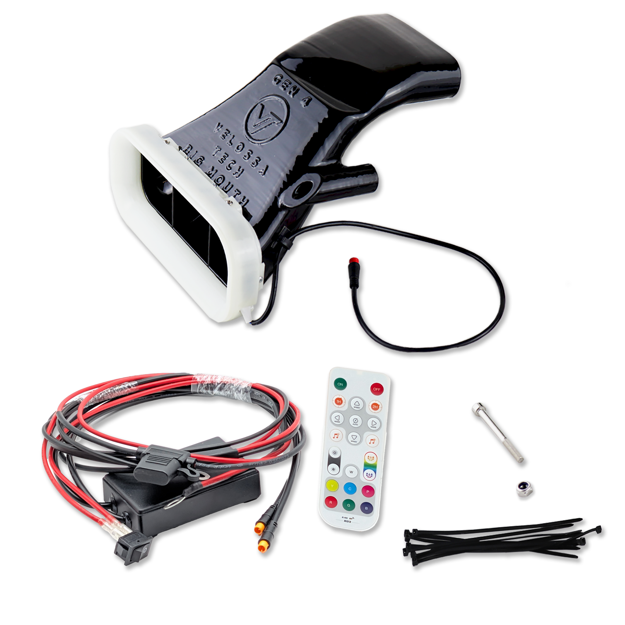 Velossa Tech BIG MOUTH LIT KIT Ram Air Intake Snorkel | Ford Fiesta ST (2018-2019 MK7/MK7.5 Only) 2014-2019