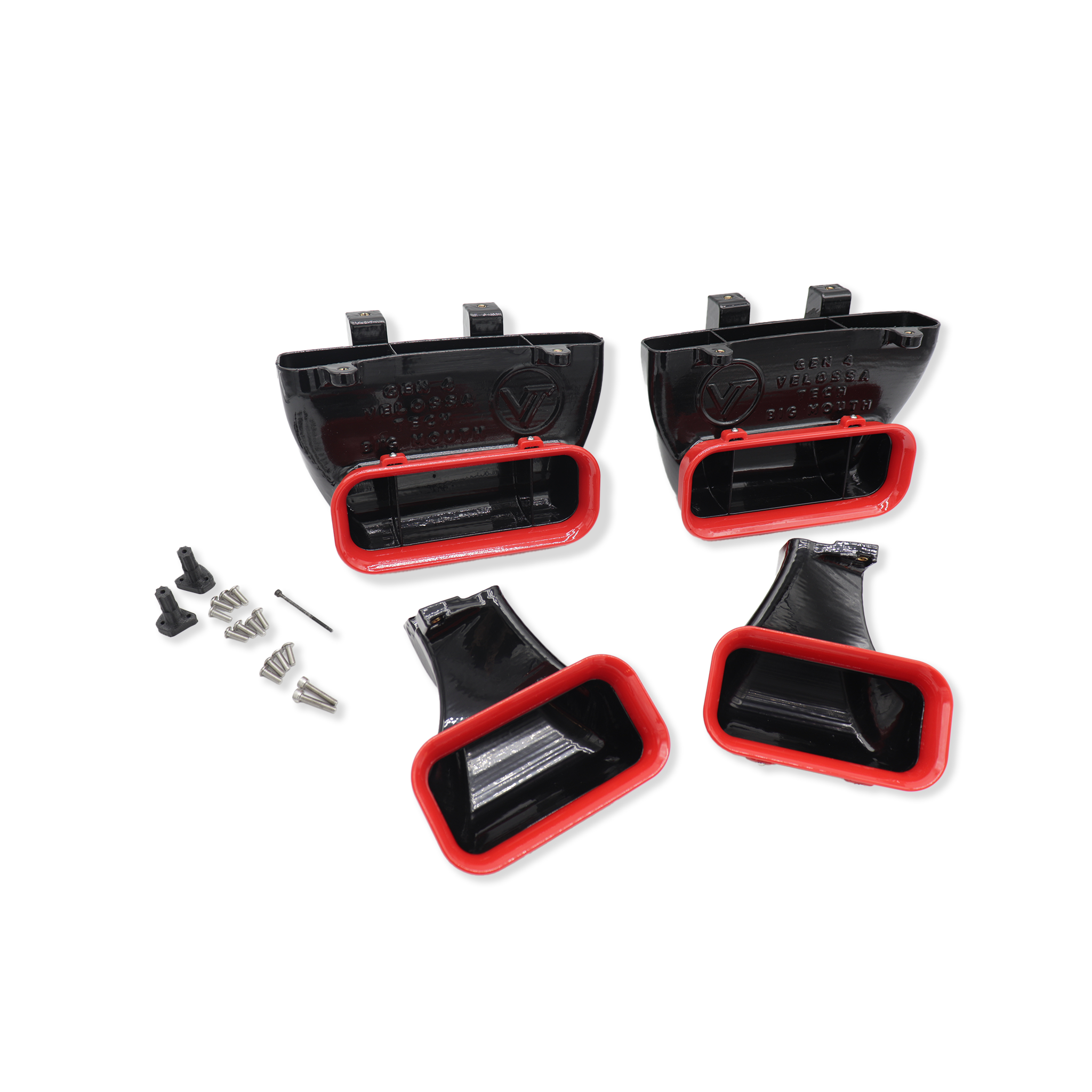 Velossa Tech Quad BIG MOUTH Ram Air Intake Snorkels | Ford F-150 2015-2017 & Ford F-150 Raptor 2017-2020
