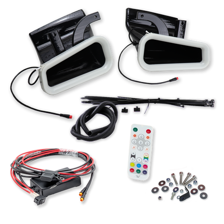 Velossa Tech Dual BIG MOUTH LIT KIT Ram Air Intake Snorkels | Infiniti Q50 2014-2024