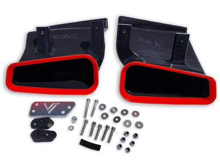 Velossa Tech Dual BIG MOUTH Ram Air Intake Snorkels | Infiniti Q50 Red Sport 2016-2024