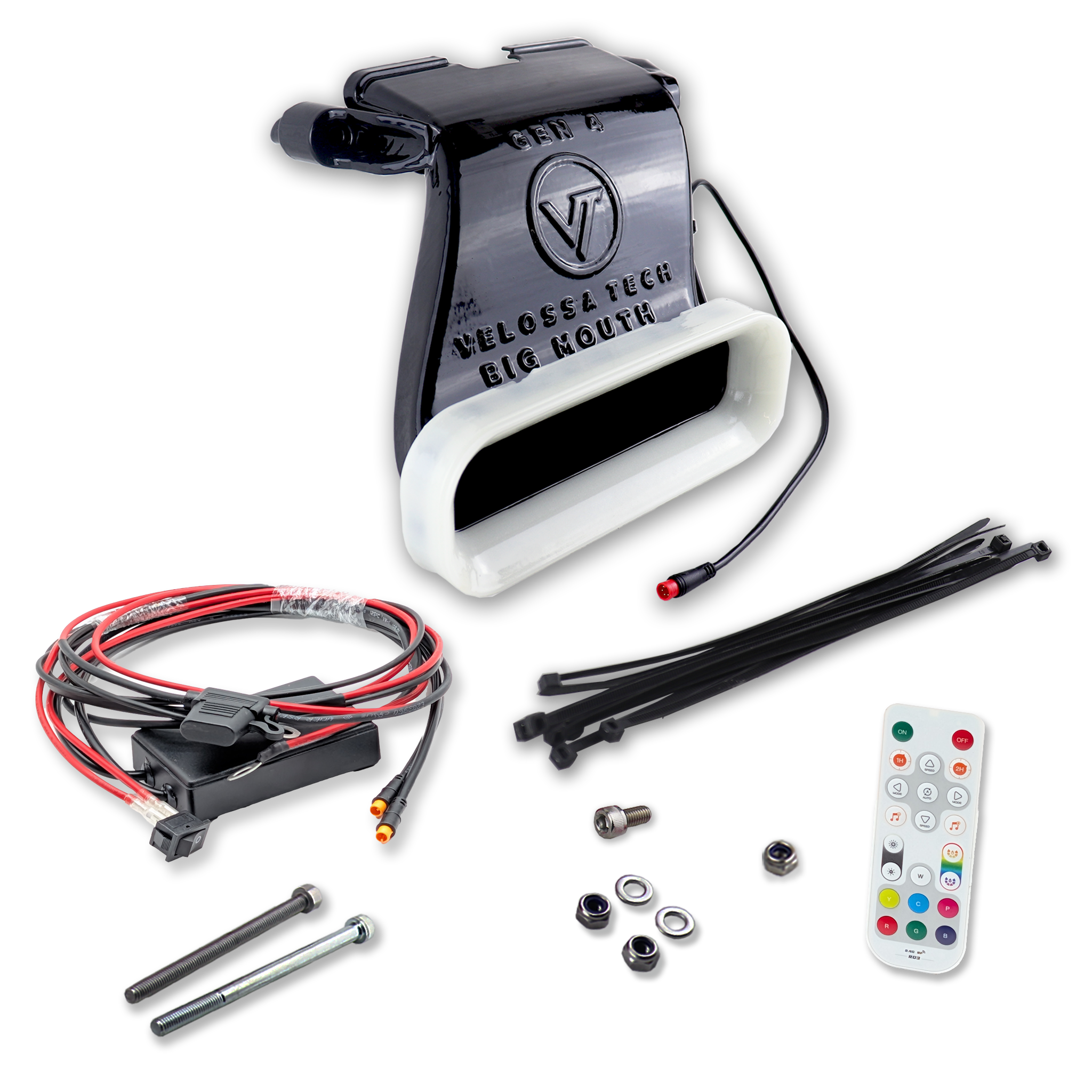 Velossa Tech BIG MOUTH LIT KIT Ram Air Intake Snorkel | Hyundai Elantra Sport (Avante Sport, AD and Elantra SEL) 2017-2018