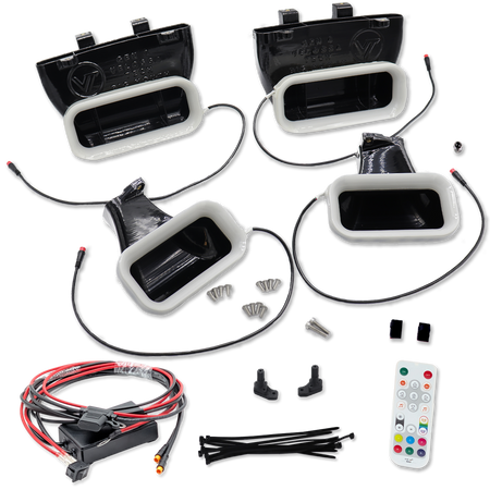 Velossa Tech Quad BIG MOUTH LIT KIT Ram Air Intake Snorkels | Ford F-150 (non Raptor) 2024+