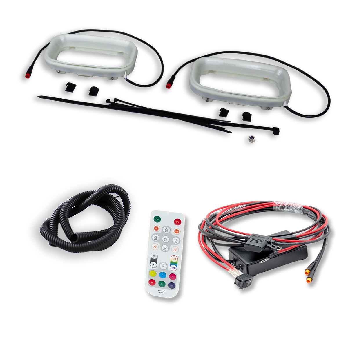 Velossa Tech BIG MOUTH LIT KIT | LIT Flares and Controller Only | Volkswagen Golf GTI (MK7/MK7.5) 2015-2021