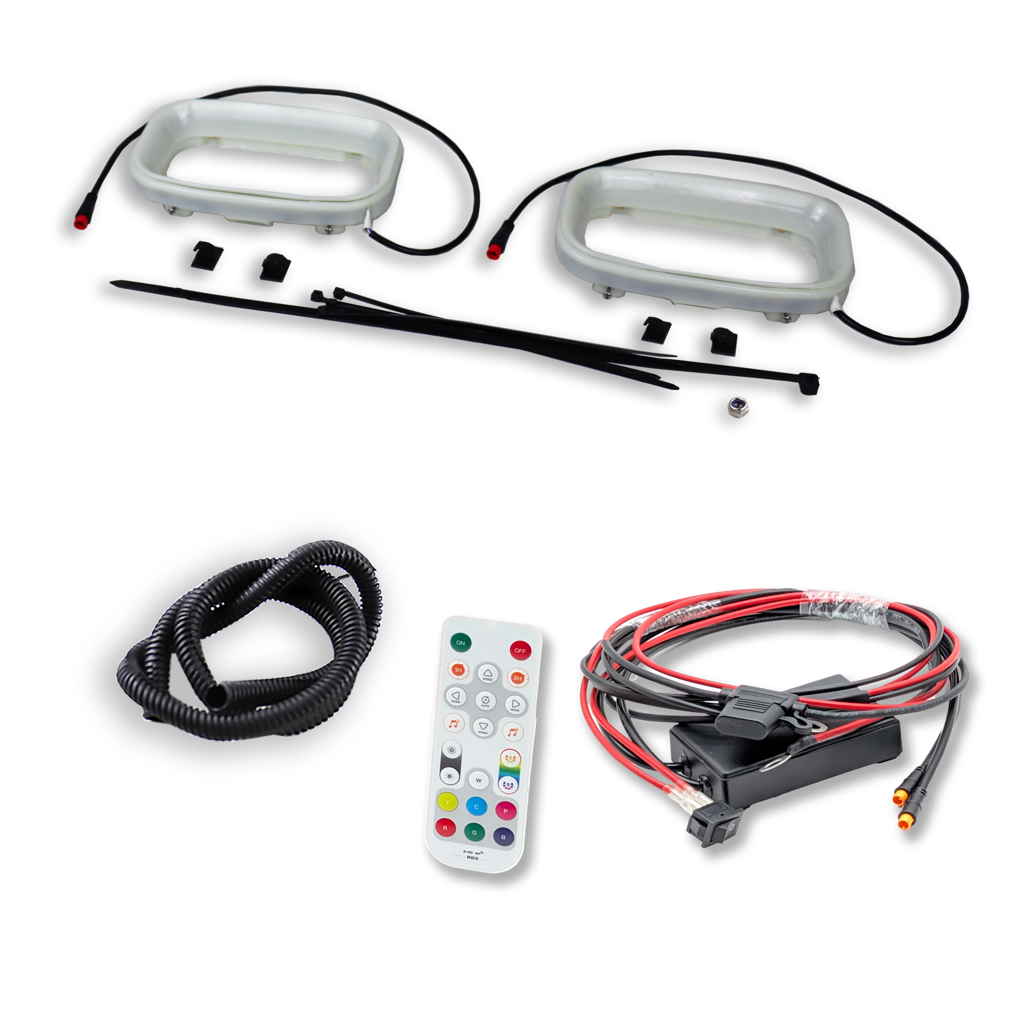 Velossa Tech BIG MOUTH LIT KIT | LIT Flares and Controller Only | Volkswagen Golf GTI (MK7/MK7.5) 2015-2021