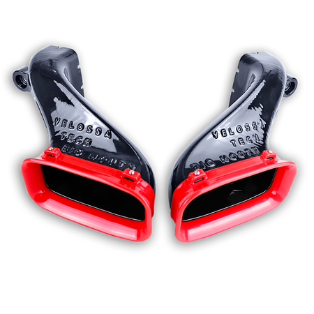 Velossa Tech Dual BIG MOUTH Ram Air Intake Snorkels | Genesis G70 3.3T 2022+