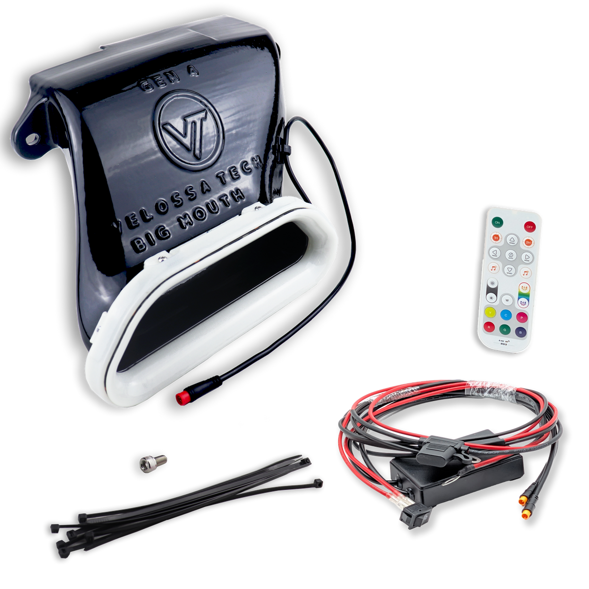 Velossa Tech BIG MOUTH LIT KIT Ram Air Intake Snorkel | Hyundai Veloster N (non-DCT) 2019-2022