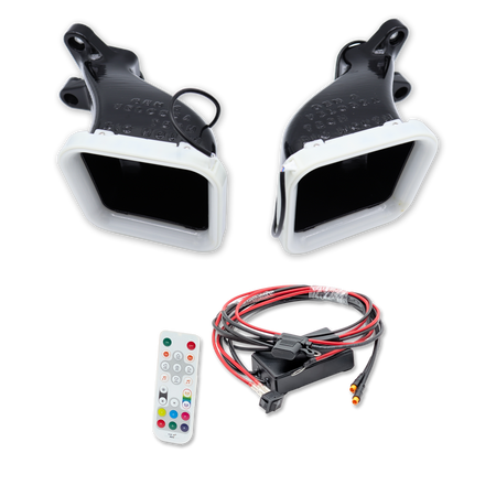 Velossa Tech Dual BIG MOUTH LIT KIT Ram Air Intake Snorkels | Genesis G80 3.3T/5.0 2015-2020
