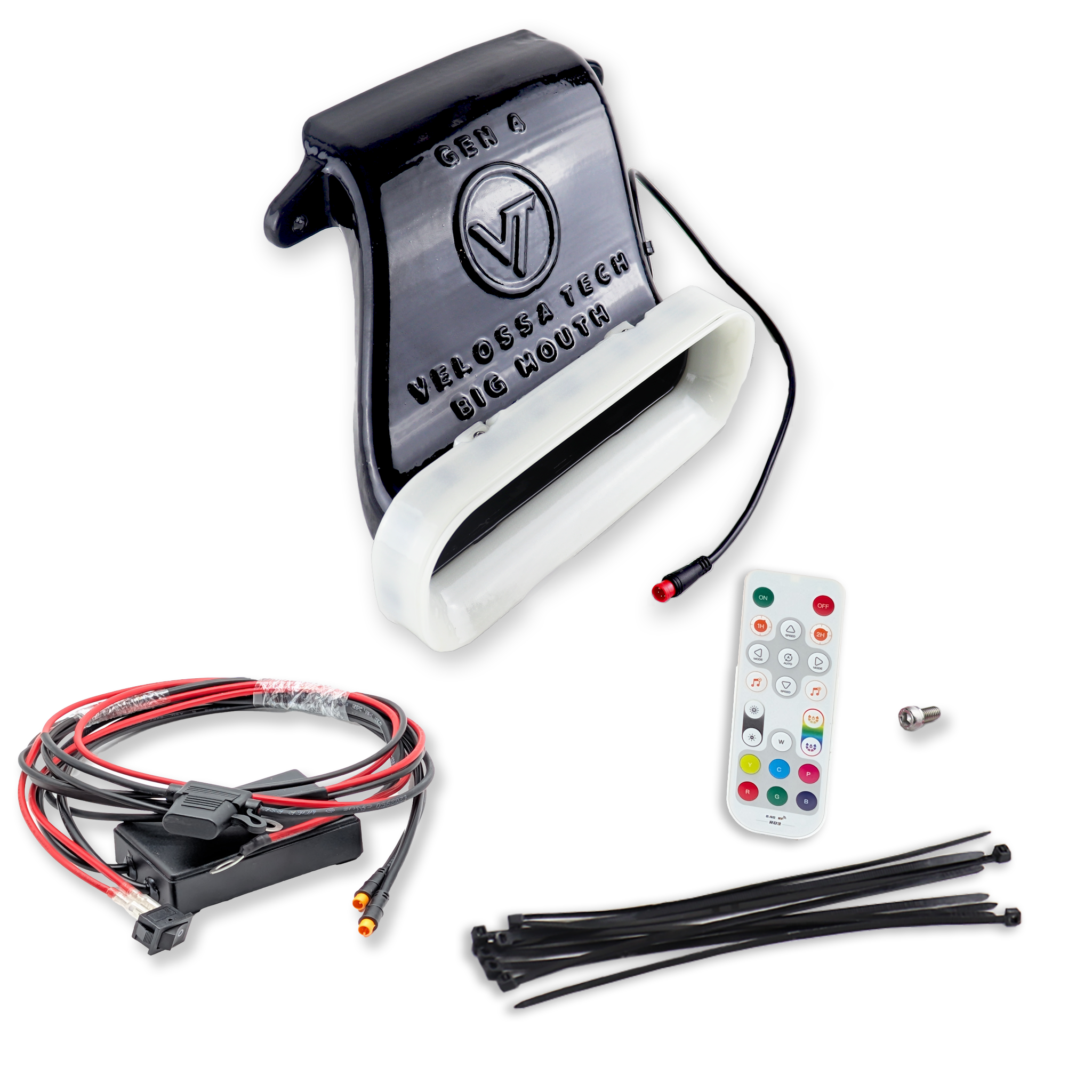 Velossa Tech BIG MOUTH LIT KIT Ram Air Intake Snorkel | Hyundai Veloster Turbo/R-Spec/Non-Turbo 2019-2022