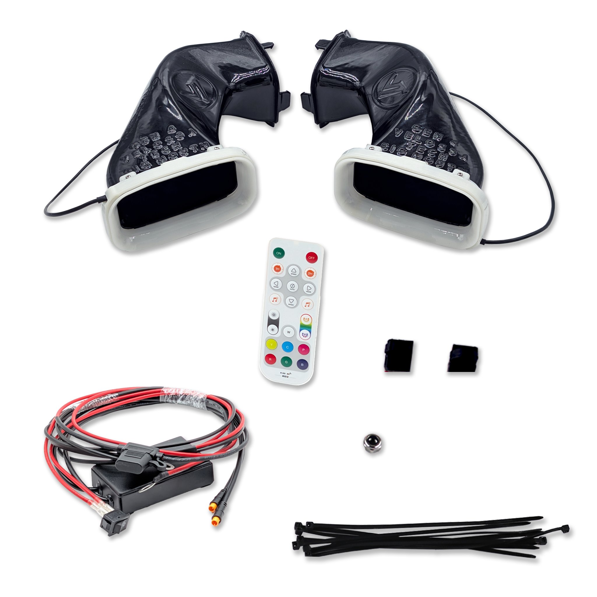 Velossa Tech Dual BIG MOUTH LIT KIT Ram Air Intake Snorkels | BMW M8 Competition (F91/F92/F93) 2020+