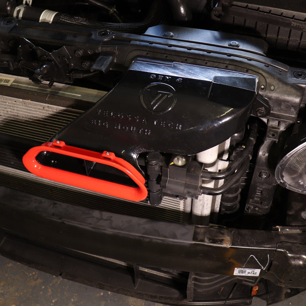 Velossa Tech BIG MOUTH Ram Air Intake Snorkel | Hyundai Veloster N (DCT) 2021-2022 — view 5