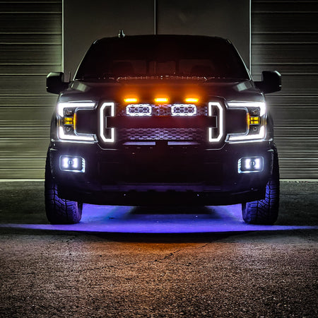 Velossa Tech Dual BIG MOUTH LIT KIT Ram Air Intake Snorkels | Ford F-150 2018-2020 & Ford F-150 Raptor 2021-2022 — view 2