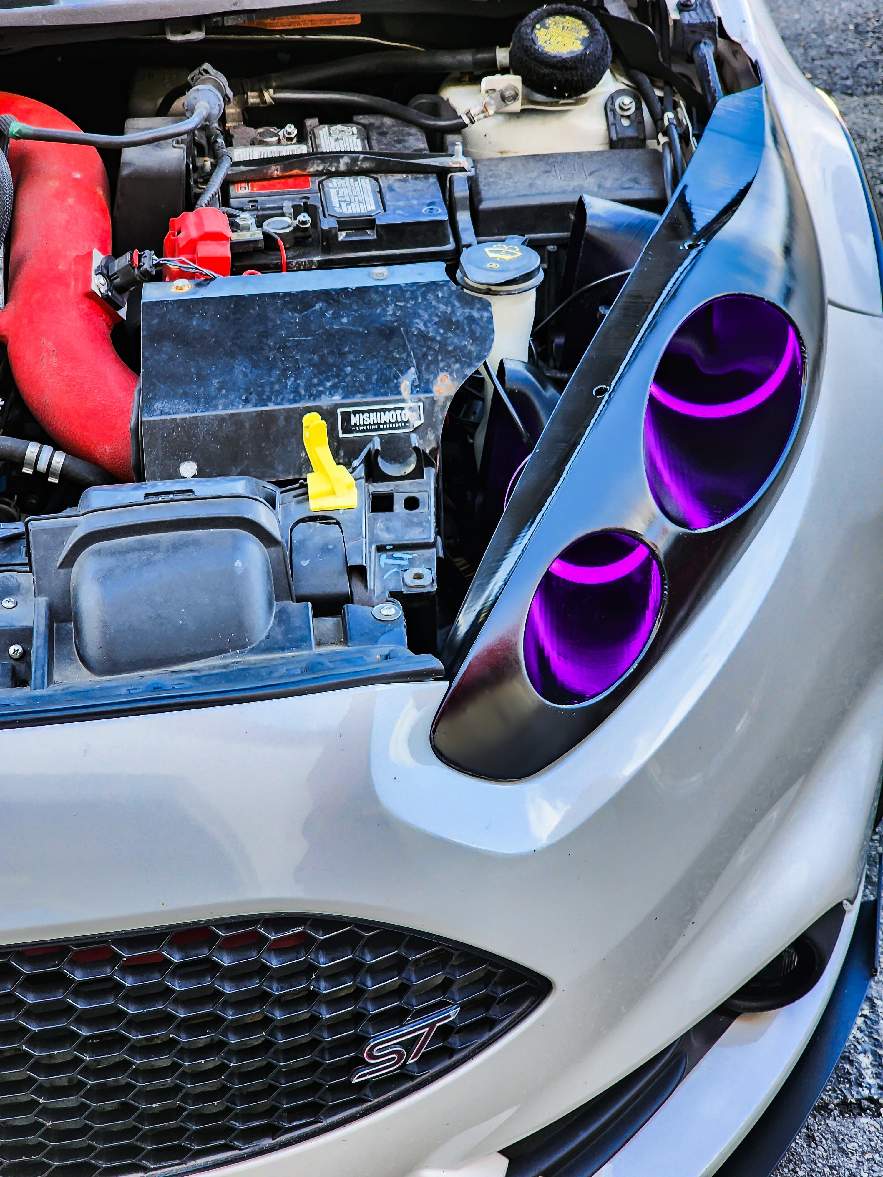 Velossa Tech Headlight Ram Air Intake | Ford Fiesta ST (MK7/MK7.5) 2014-2019 — view 6