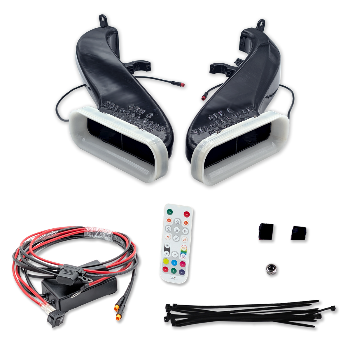 Velossa Tech Dual BIG MOUTH LIT KIT Ram Air Intake Snorkels | Nissan Z 2022+