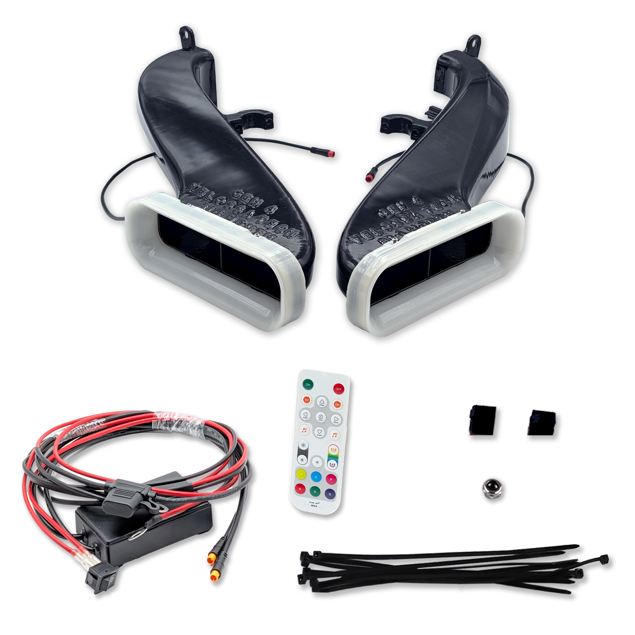 Velossa Tech Dual BIG MOUTH LIT KIT Ram Air Intake Snorkels | Nissan Z 2022+