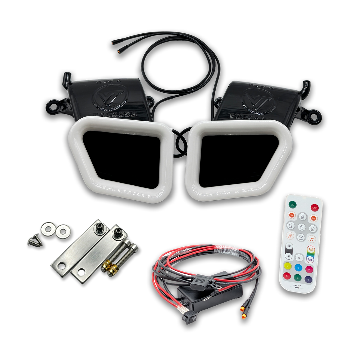 Velossa Tech Dual BIG MOUTH LIT KIT Ram Air Intake Snorkels | Acura Integra (Base/A-Spec/Type S) 2023+