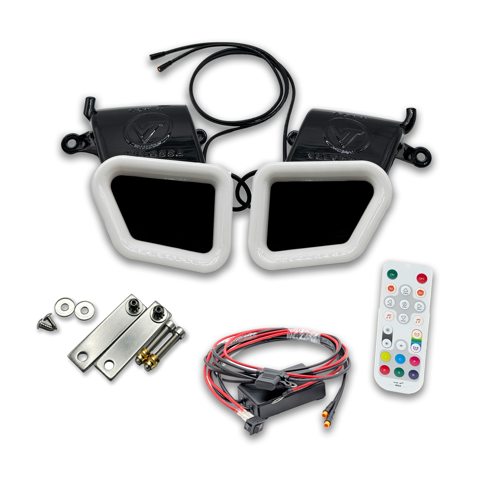 Velossa Tech Dual BIG MOUTH LIT KIT Ram Air Intake Snorkels | Acura Integra (Base/A-Spec/Type S) 2023+