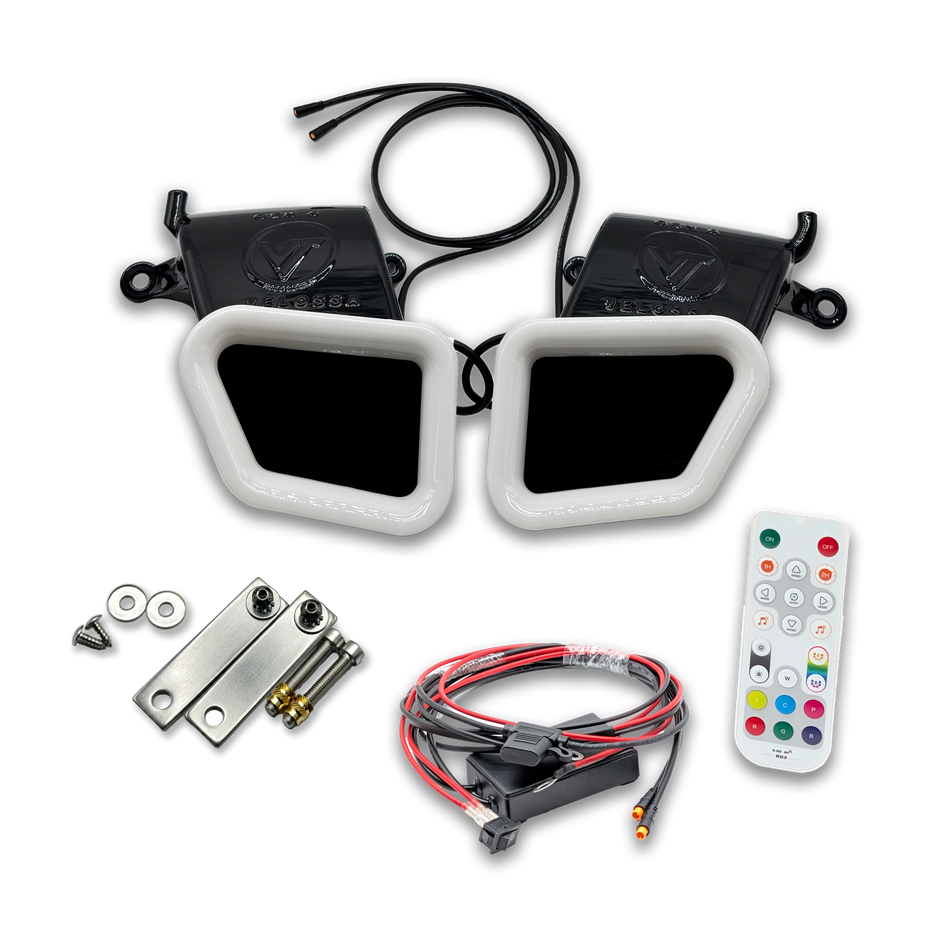 Velossa Tech Dual BIG MOUTH LIT KIT Ram Air Intake Snorkels | Acura Integra (Base/A-Spec/Type S) 2023+