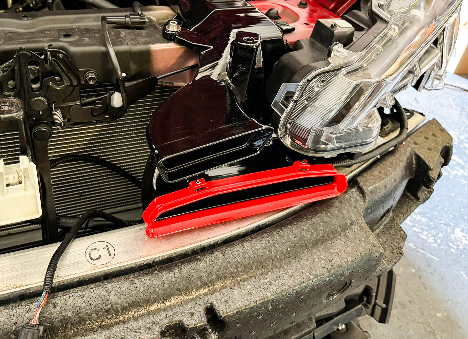 Velossa Tech BIG MOUTH Ram Air Intake Snorkel | Toyota GR Corolla 2023+ — view 7