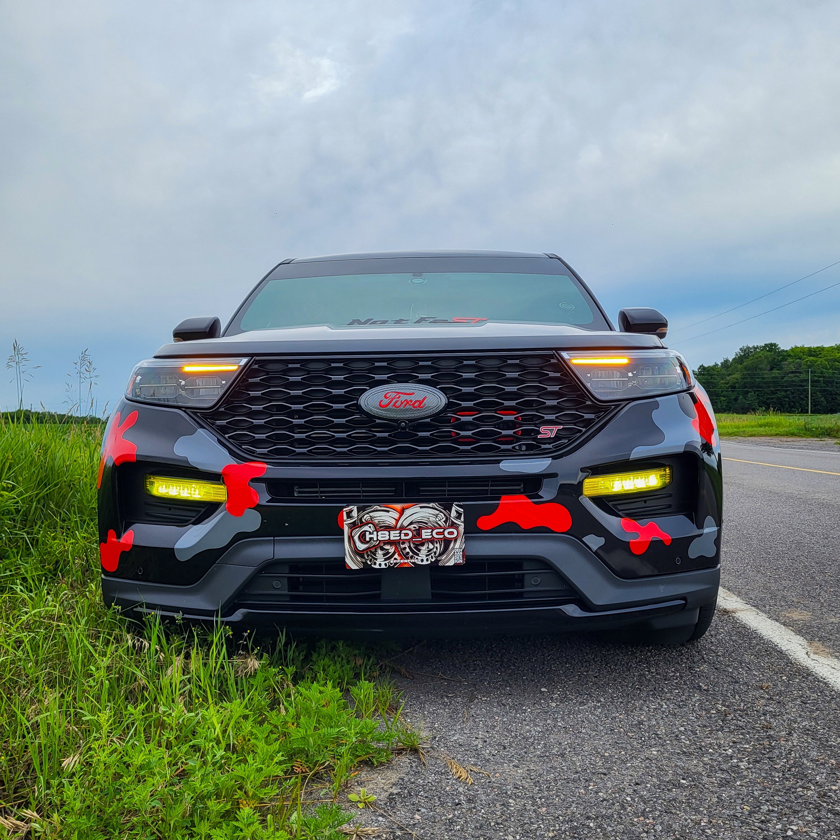 Velossa Tech BIG MOUTH Ram Air Intake Snorkel | Ford Explorer ST 2020-2024 & Ford Explorer ST-Line 2022-2024 — view 6
