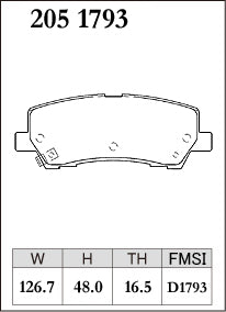 DIXCEL Rear Brake Pads - Ford Mustang 5.0 GT / Bullitt (S550 | FM / FN)