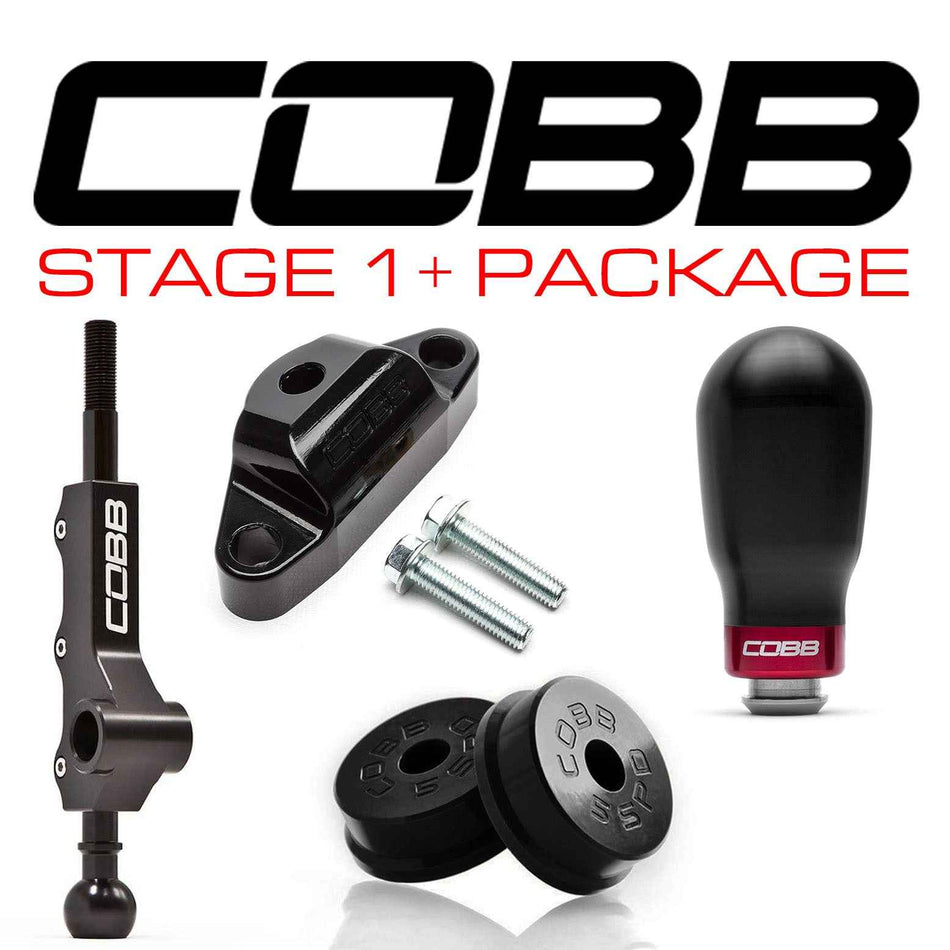 Cobb Tuning Stage 1+ Drivetrain Package w/Tall Weighted Knob - Subaru WRX GD/GG 01-07 (5 Speed)