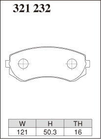 DIXCEL Front Brake Pads - Nissan Patrol (GU/Y61) / Cefiro (A31) / Pulsar SSS (N14)