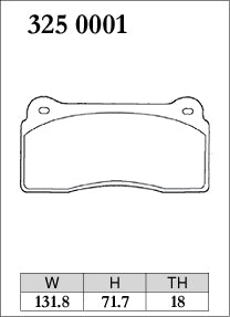 DIXCEL Rear Brake Pads - Nissan GT-R (R35)