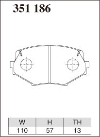 DIXCEL Front Brake Pads - Mazda MX-5 (NA8C / NB8C)