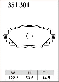 DIXCEL Front Brake Pads - Mazda MX-5 (ND) / Fiat 124 Spider (348)