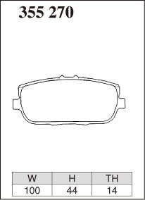 DIXCEL Rear Brake Pads - Mazda MX-5 (NC18 / ND) / Fiat 124 Spider (348)