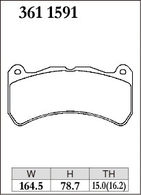 DIXCEL Front Brake Pads - Subaru WRX STI 2018+ 6-Piston (VAB)