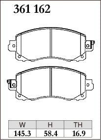 DIXCEL Front Brake Pads - Subaru WRX (VB) / Forester (SK) / Impreza (GT/GK/GU) / XV (GT)