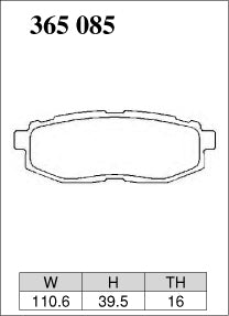 DIXCEL Rear Brake Pads - Subaru WRX (VA / VB) / BRZ (ZC6 / ZD8) / Toyota 86 (ZN6) / GR86 (ZN8)