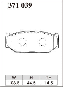 DIXCEL Front Brake Pads - Suzuki Swift (EZ/FZ) / Swift Sport (ZC31S) / Splash (XB32S)