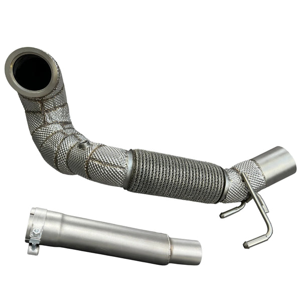 PRS Race-Flow 4" Catted Downpipe - VW MK7 & 7.5 Golf GTI