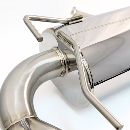 Korsh Subaru WRX STI 2008-2014 Hatch Turbo Back Exhaust - Stainless Steel with Titanium Tips