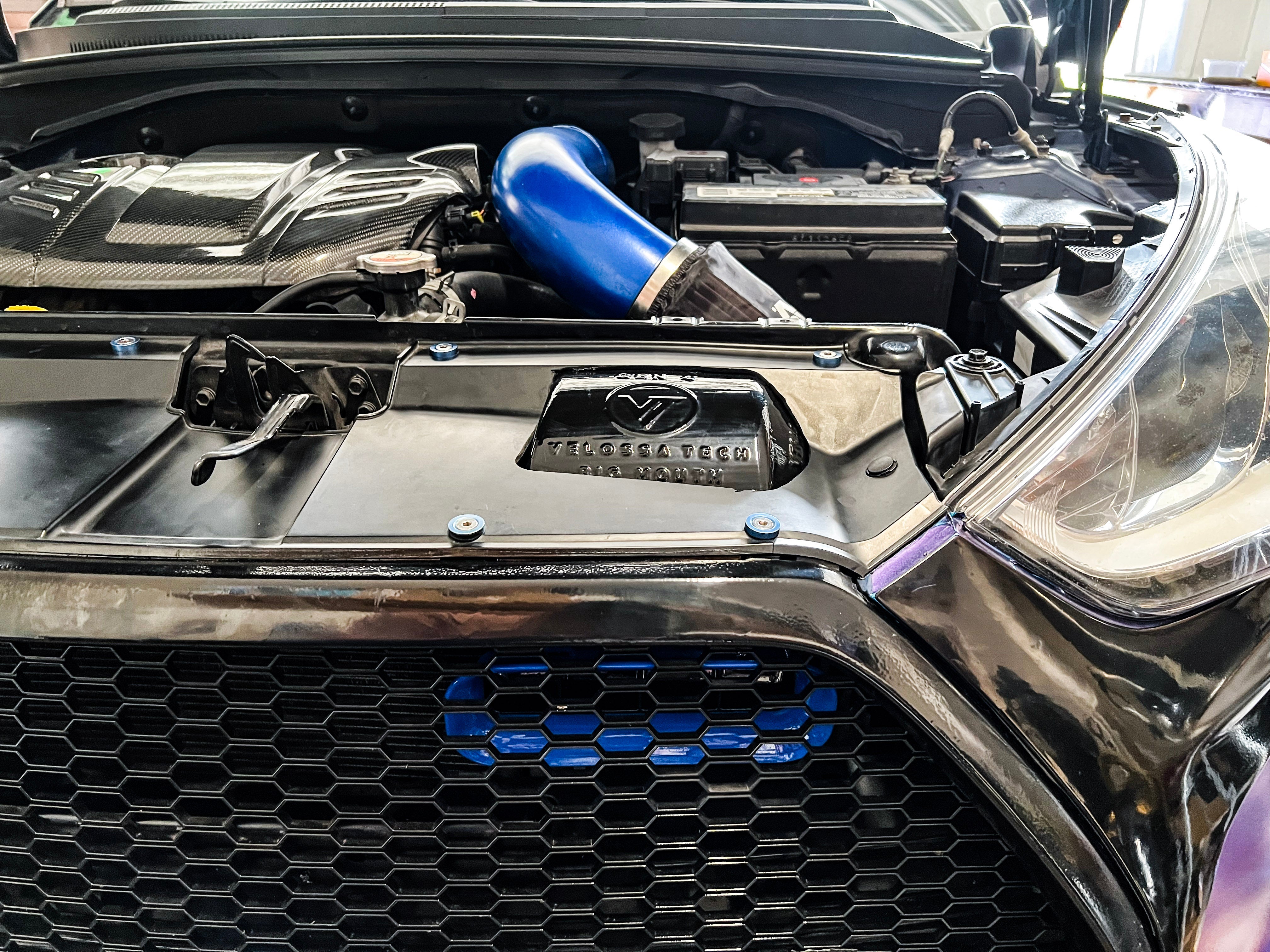 Velossa Tech BIG MOUTH Ram Air Intake Snorkel | Hyundai Veloster Turbo 2013-2017 — view 4