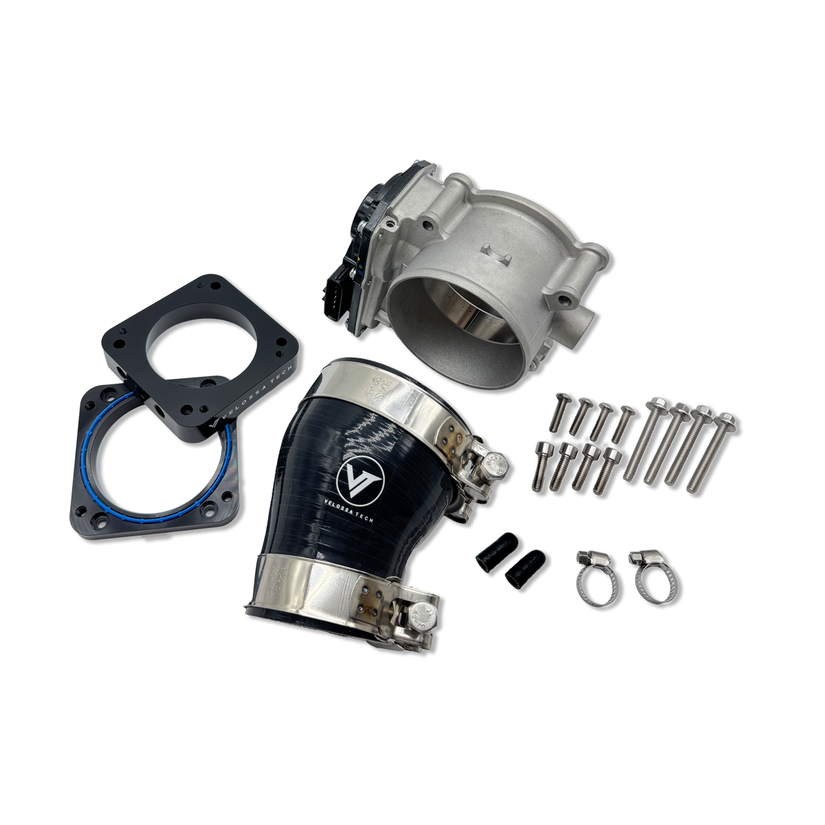 Velossa Tech 76mm KING SIZE Throttle Body and Multi-Plate Adapter Kit | Kia Stinger 3.3T & Genesis G70 3.3T 2017+