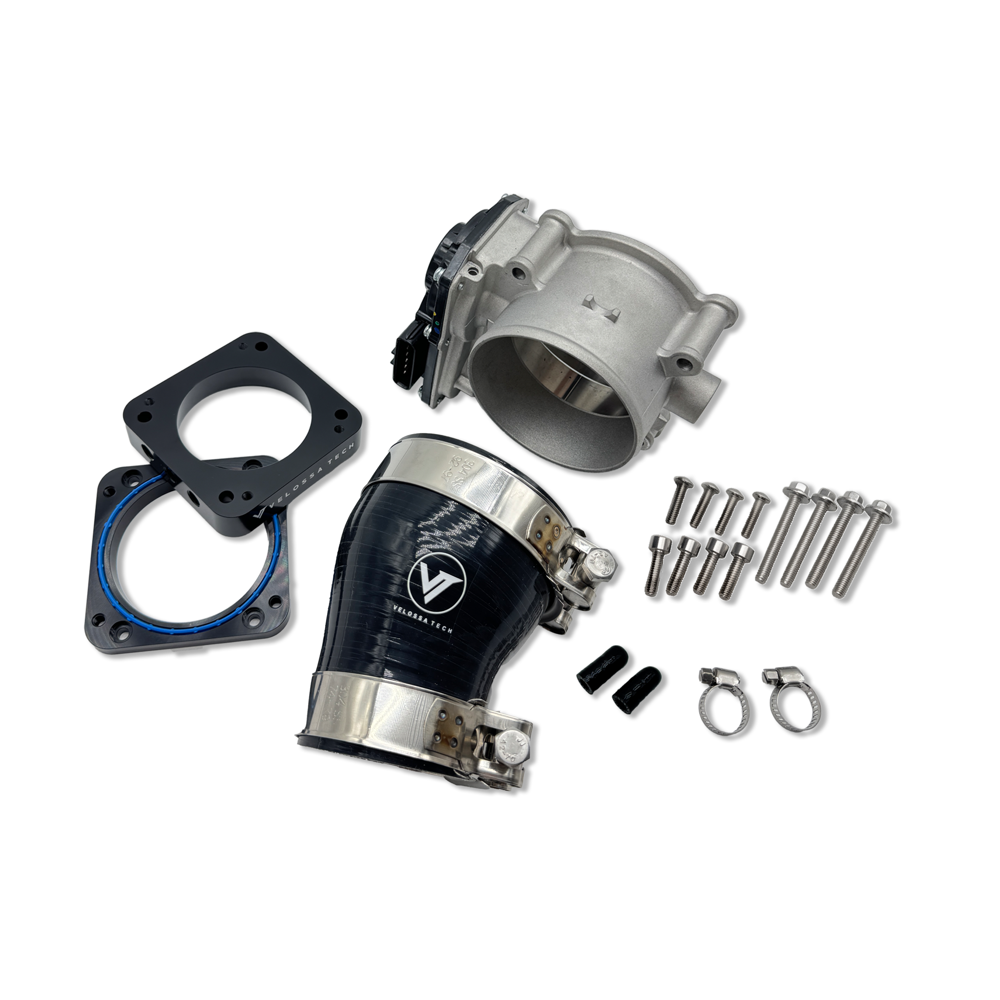 Velossa Tech 76mm KING SIZE Throttle Body and Multi-Plate Adapter Kit | Kia Stinger 3.3T & Genesis G70 3.3T 2017+