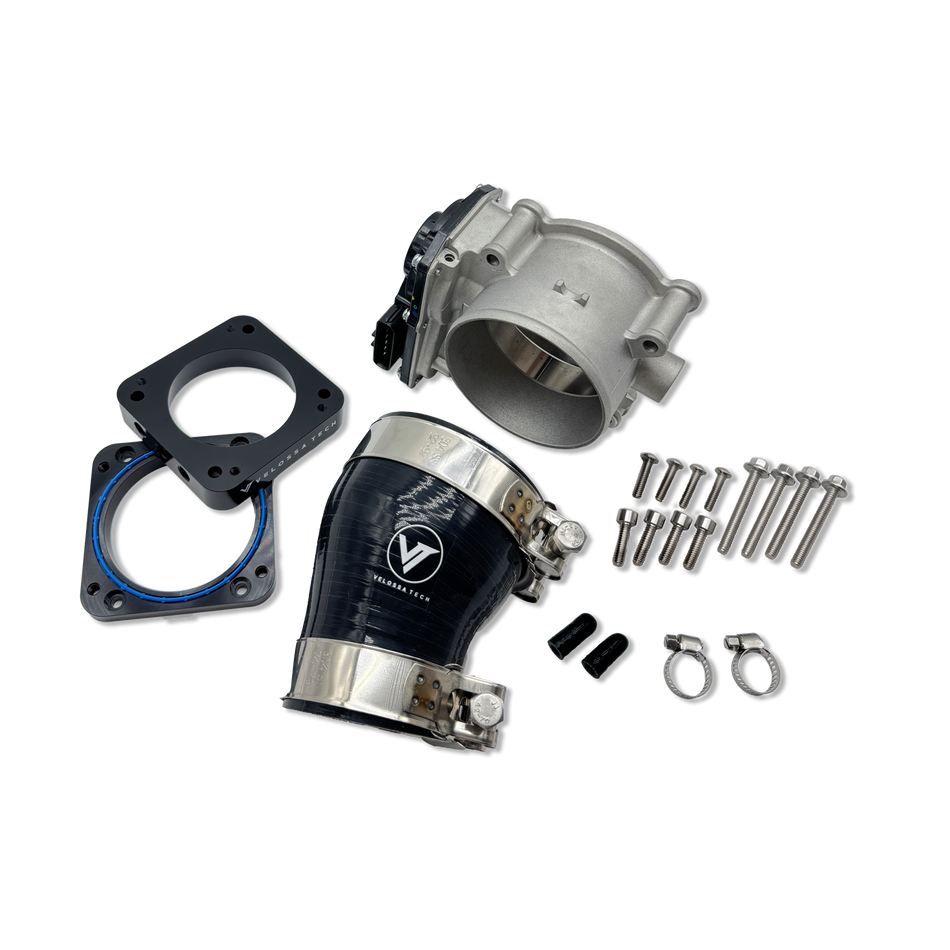 Velossa Tech 76mm KING SIZE Throttle Body and Multi-Plate Adapter Kit | Kia Stinger 3.3T & Genesis G70 3.3T 2017+