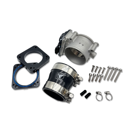 Velossa Tech 76mm KING SIZE Throttle Body and Multi-Plate Adapter Kit | Kia Stinger 3.3T & Genesis G70 3.3T 2017+ — view 5