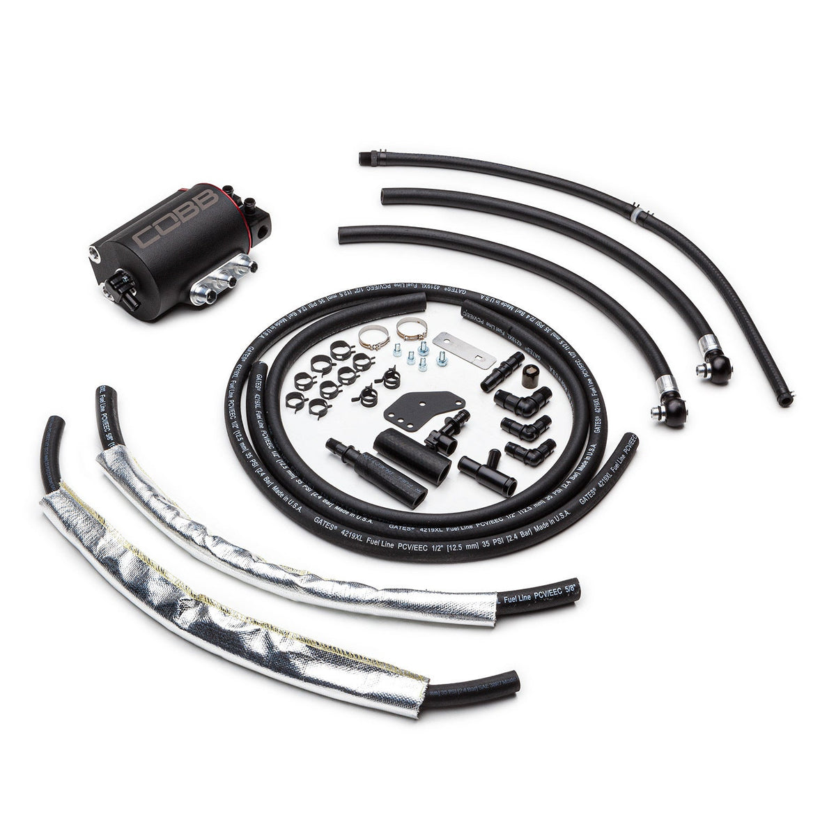 Cobb Tuning Air/Oil Separator w/RHD Bracket - Subaru WRX 08-14/STI 08-21
