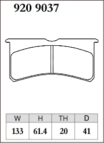 DIXCEL Front Brake Pads - Wilwood Calipers (20mm)