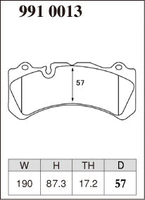 DIXCEL Front Brake Pads - Volvo S60 / V60 Polestar (P3) - Brembo 6-Pot