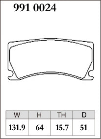 DIXCEL Front Brake Pads - Peugeot 308 GTi 270 (T9 / Alcon Calipers)
