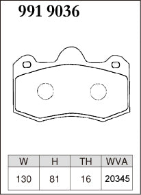 DIXCEL Front Brake Pads - Lotus Evora / Exige / McLaren MP4-12C / Morgan Aero / Noble M12