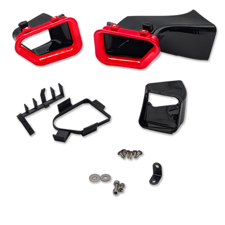 Velossa Tech Dual BIG MOUTH Ram Air Intake Snorkels | Cadillac ATS-V 2016-2019