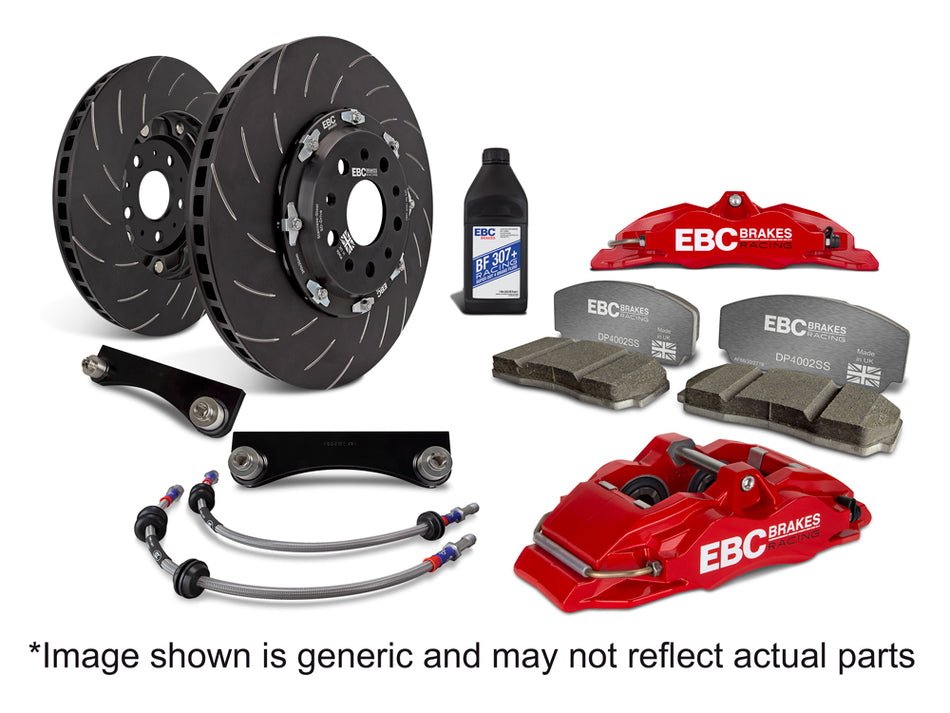 EBC Front Racing Big Brake Kit - Subaru Legacy / Audi A5 (BBK041BLU-1) — view 3