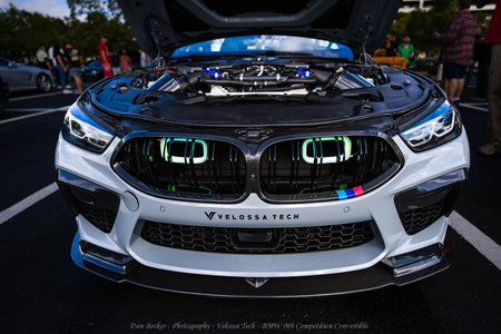 Velossa Tech Dual BIG MOUTH LIT KIT Ram Air Intake Snorkels | BMW M8 Competition (F91/F92/F93) 2020+ — view 2