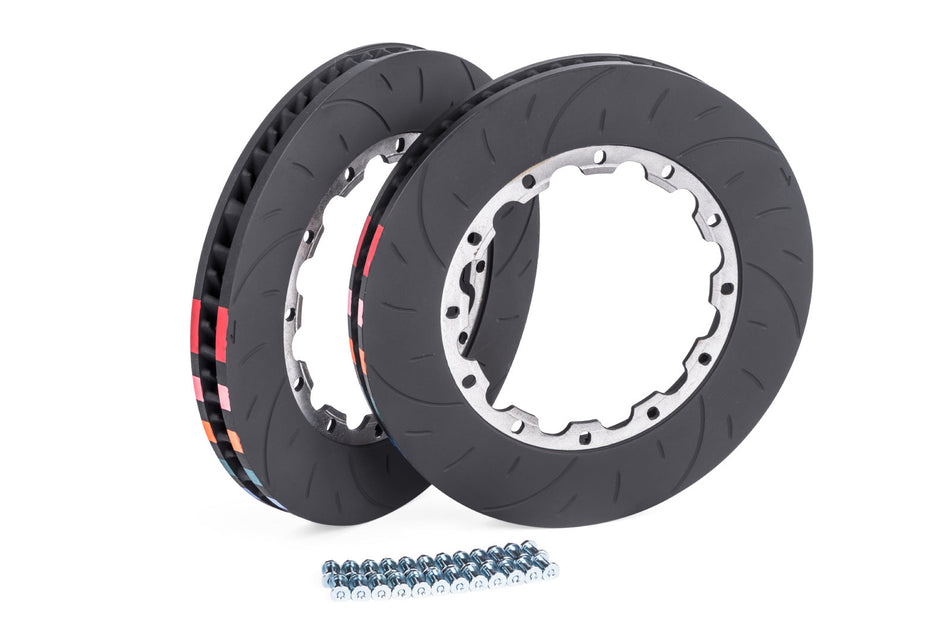 APR 2-Piece Brake Disc Replacement Rings Pair 350x34mm Audi S3 8V/VW Golf Gti Mk5/Mk6/Mk7/Mk7.5/Golf R Mk7/Mk7.5